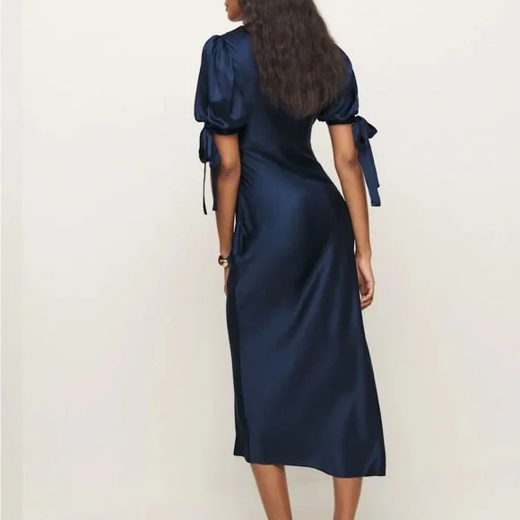 Reformation x Kacey Musgraves Stella Silk Dress Size 2 - Picture 4 of 6